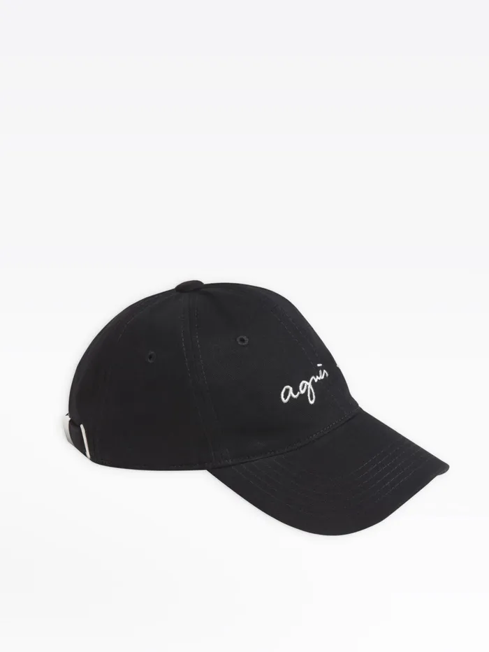 Agns B Caps and Hats WomenMen Black Embroidered 034agns B034 Cap