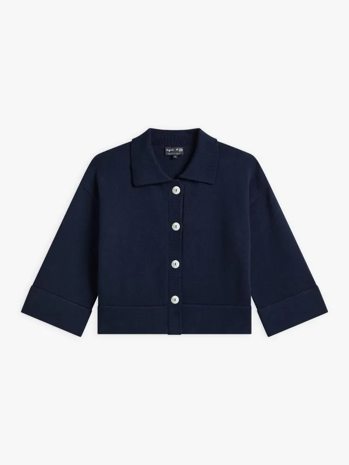 Agns B Cardigans Women Blue Cotton Lolotte Cardigan