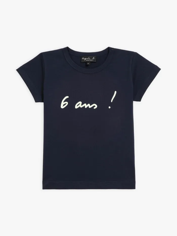 Agns B Clothing Children Night Blue Cotton Jersey Anniversaire Birthday Tshirt Agns B Clothing Children Night Blue Cotton Jersey Anniversaire Birthday Tshirt
