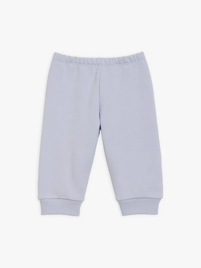 Agns B Clothing Children Turbo Cotton Fleece Blue Trousers