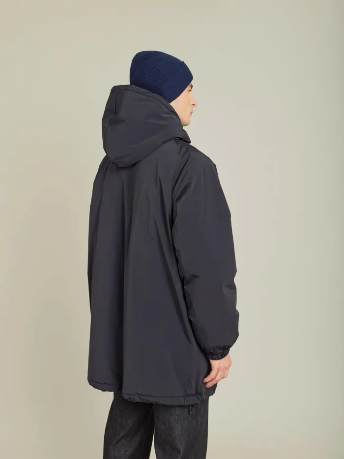Agns B Jackets and Coats Men Black Technical Fabric Nautilus Parka