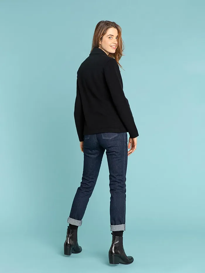 Agns B Jackets and Coats Women Black Cashmere Clifford Jacket