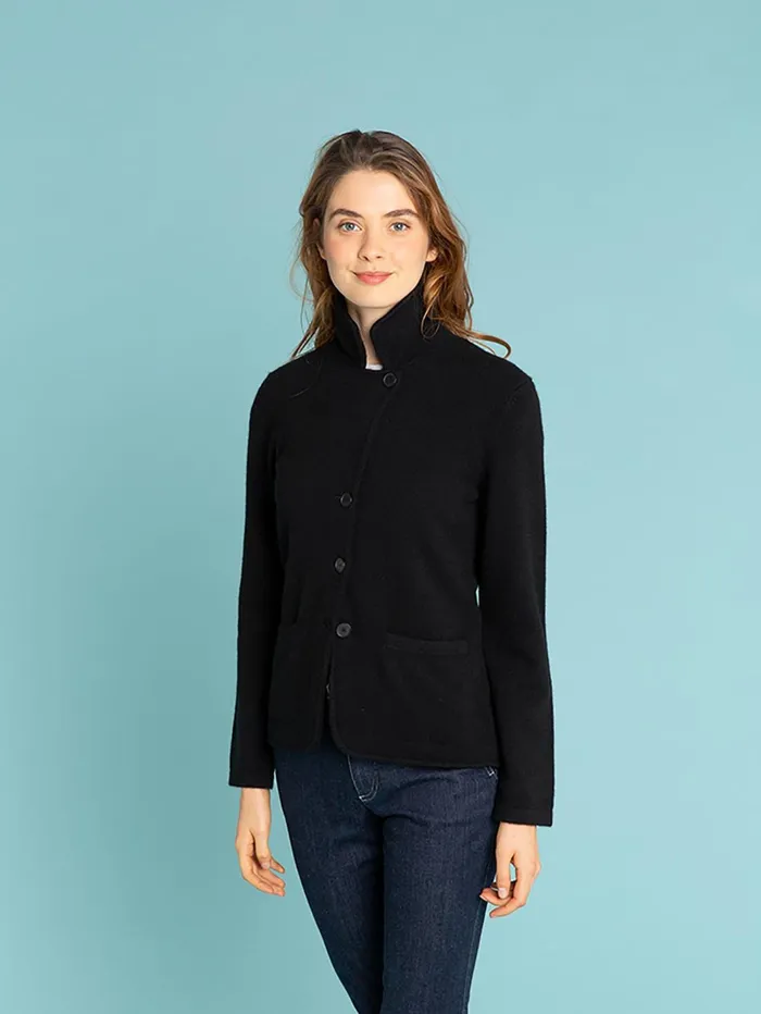 Agns B Jackets and Coats Women Black Cashmere Clifford Jacket