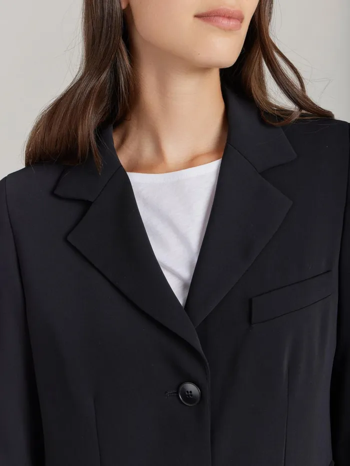 Agns B Jackets and Coats Women Black Charley Coat Photo Lining