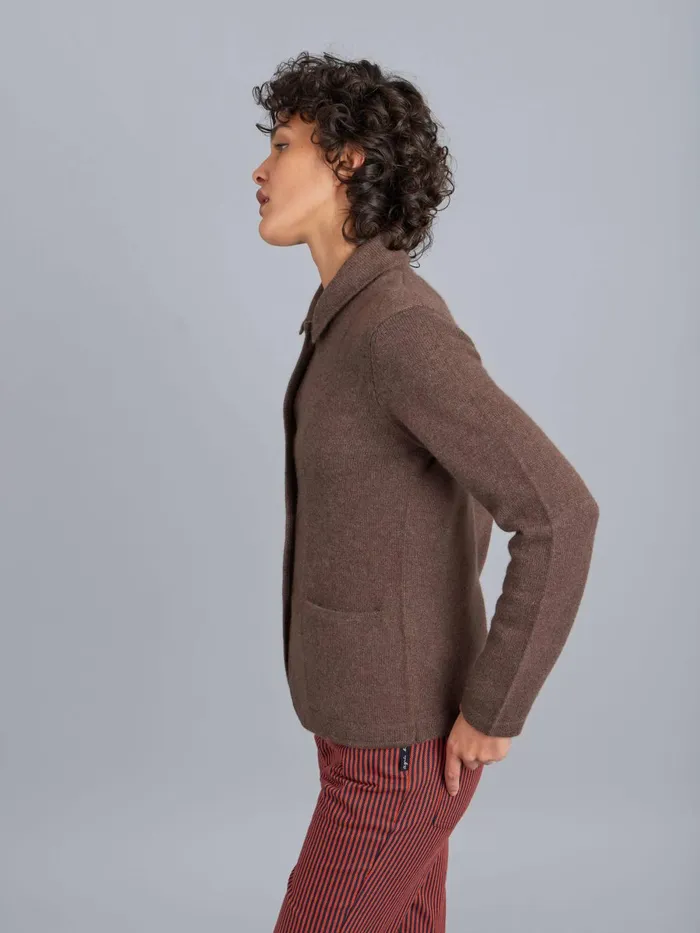 Agns B Jackets and Coats Women Brown Clifford Cashmere Jacket