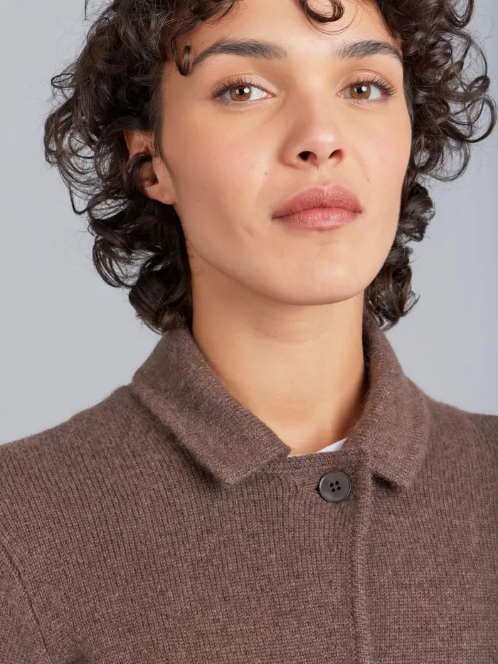 Agns B Jackets and Coats Women Brown Clifford Cashmere Jacket