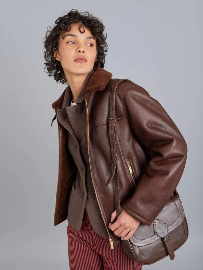 Agns B Jackets and Coats Women Brown Clifford Cashmere Jacket
