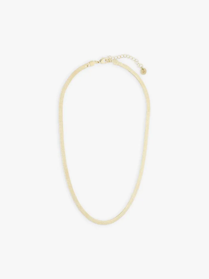 Agns B Jewellery and Watches Women Gold Brass Florena Necklace