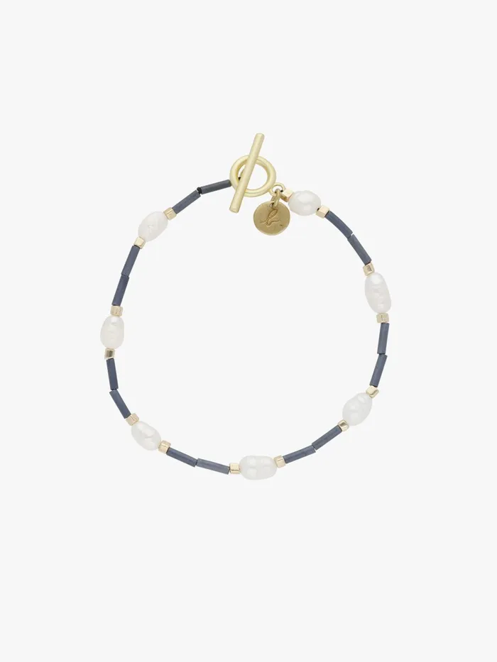 Agns B Jewellery and Watches Women White Freshwater Pearl Estee Bracelet