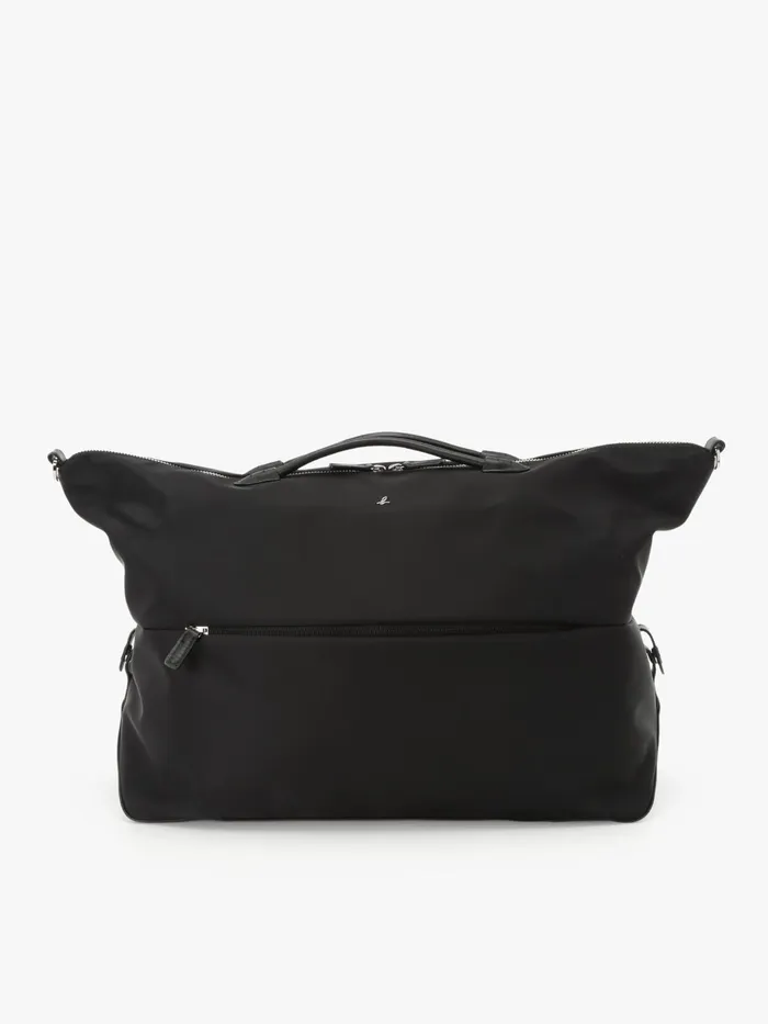 Agns B Large Bags and Totes Women Black Nylon Strap Bag