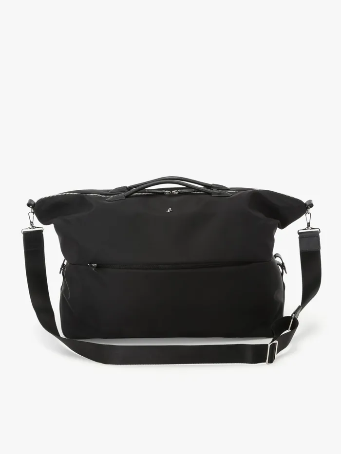 Agns B Large Bags and Totes Women Black Nylon Strap Bag