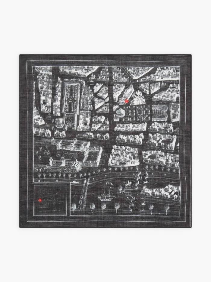 Agns B Scarves WomenMen Black Rue Du Jour Scarf