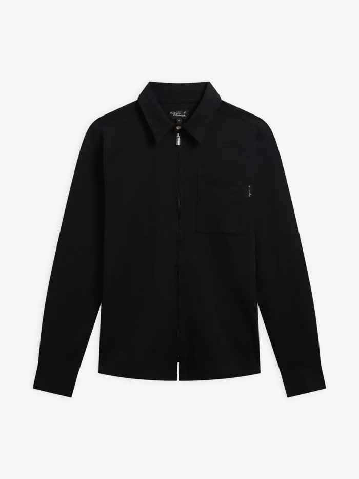 Agns B Shirts Men Black Cotton Mtro Shirt