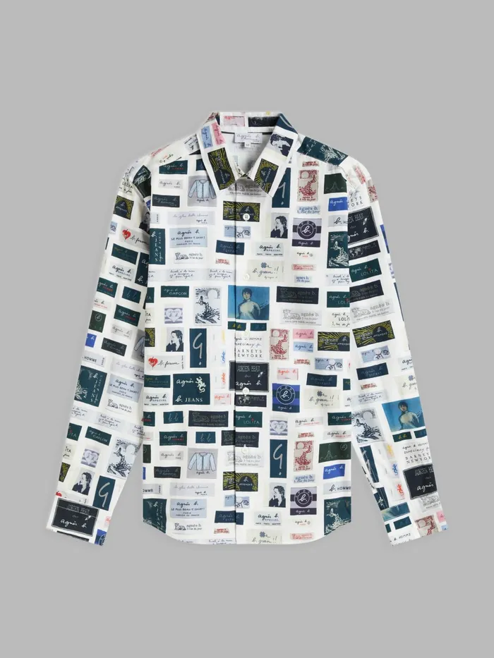 Agns B Shirts Men White Cotton Syd Shirt