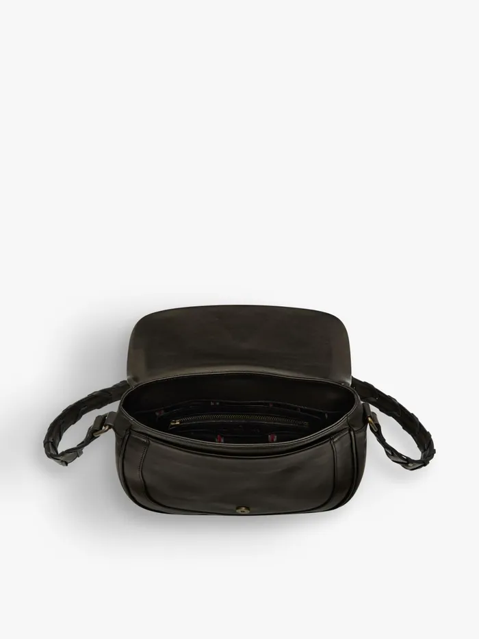 Agns B Shoulder Bags Women Black Leather Marnie Bis Shoulder Bag