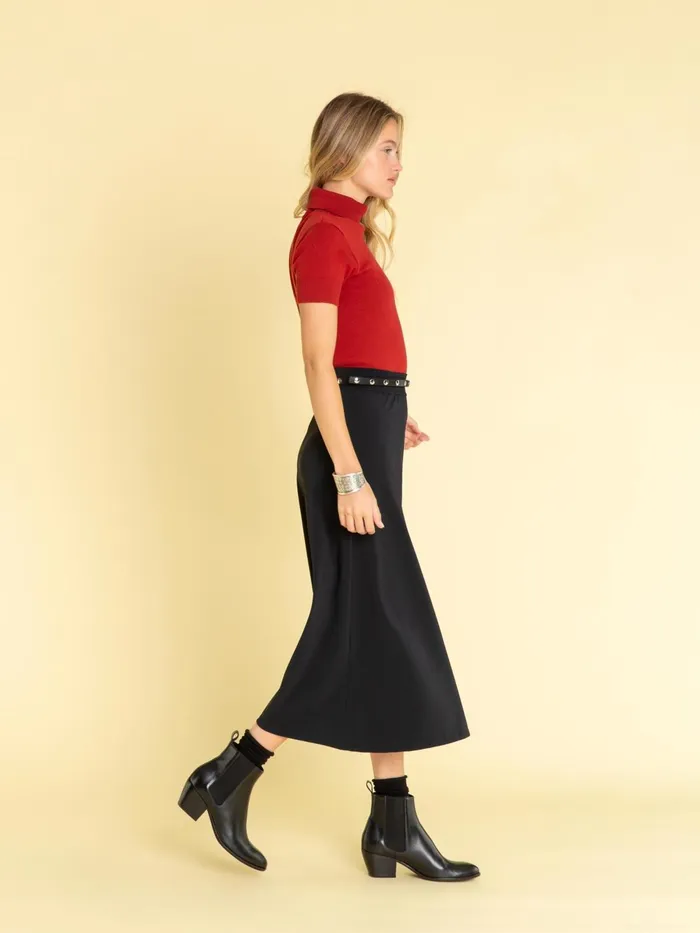 Agns B Skirts and Shorts Women Black Brazil Long Skirt