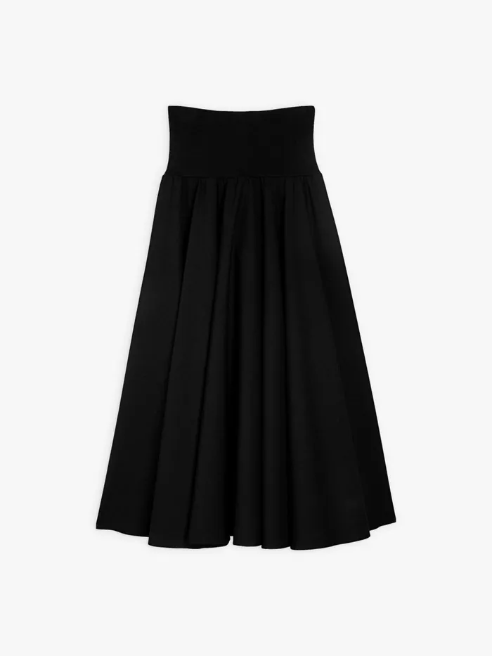 Agns B Skirts and Shorts Women Tabou Black Wool Skirt