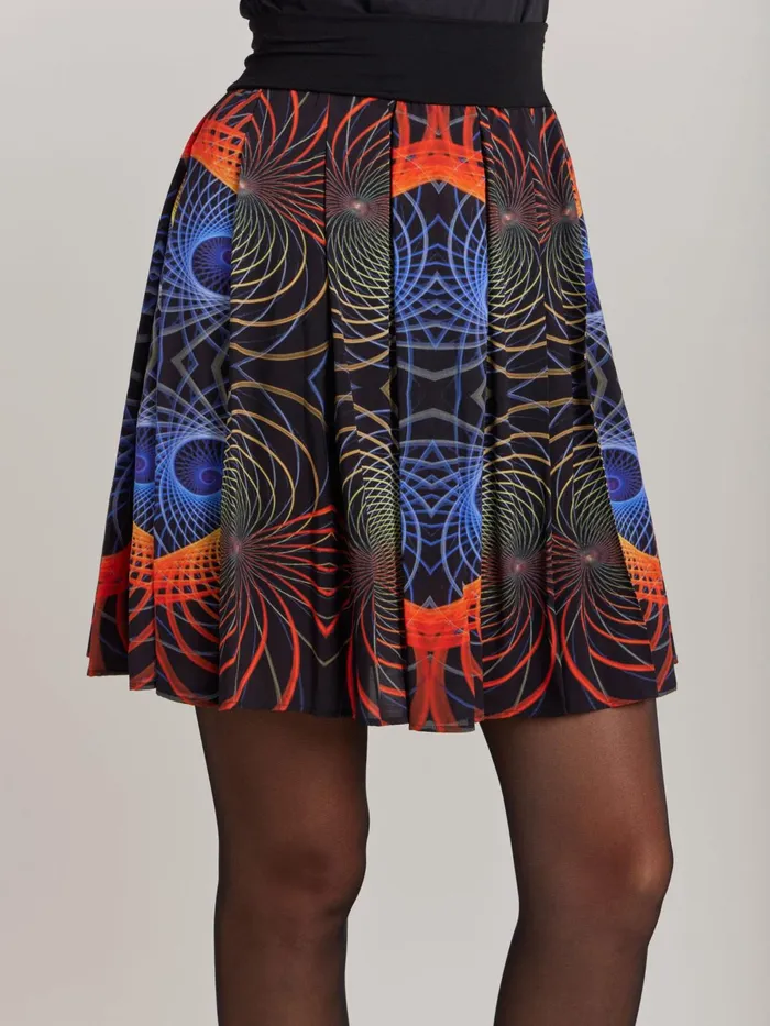Agns B Skirts and Shorts Women Viscose Printed Ikon Skirt