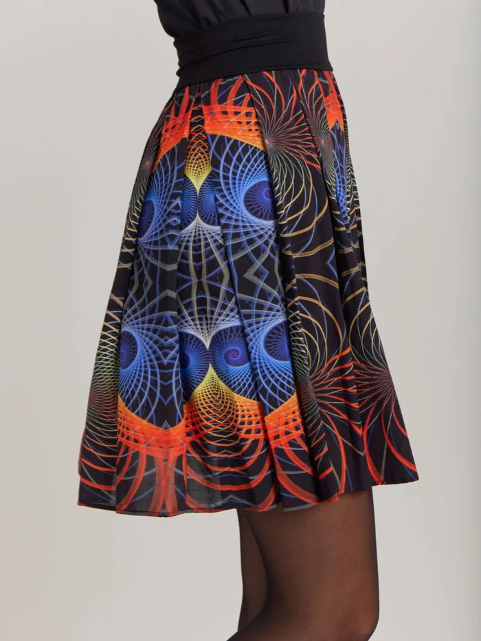 Agns B Skirts and Shorts Women Viscose Printed Ikon Skirt