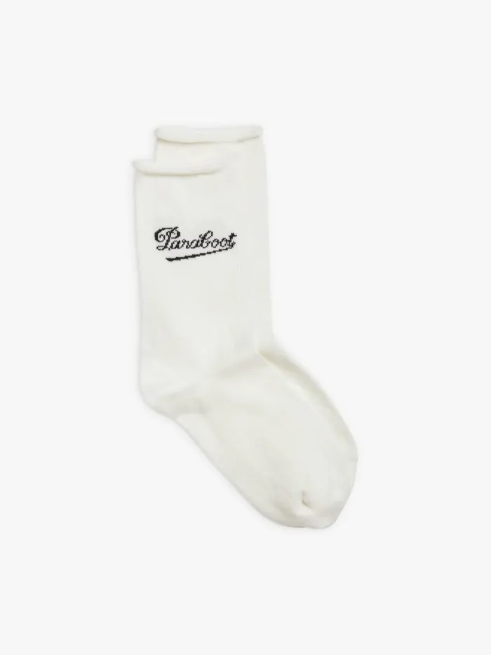 Agns B Socks and Underwear MenWomen White Cotton Socks Pour Paraboot