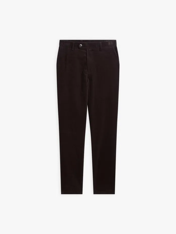 Agns B Suits Men Brown Corduroy Noamm Trousers