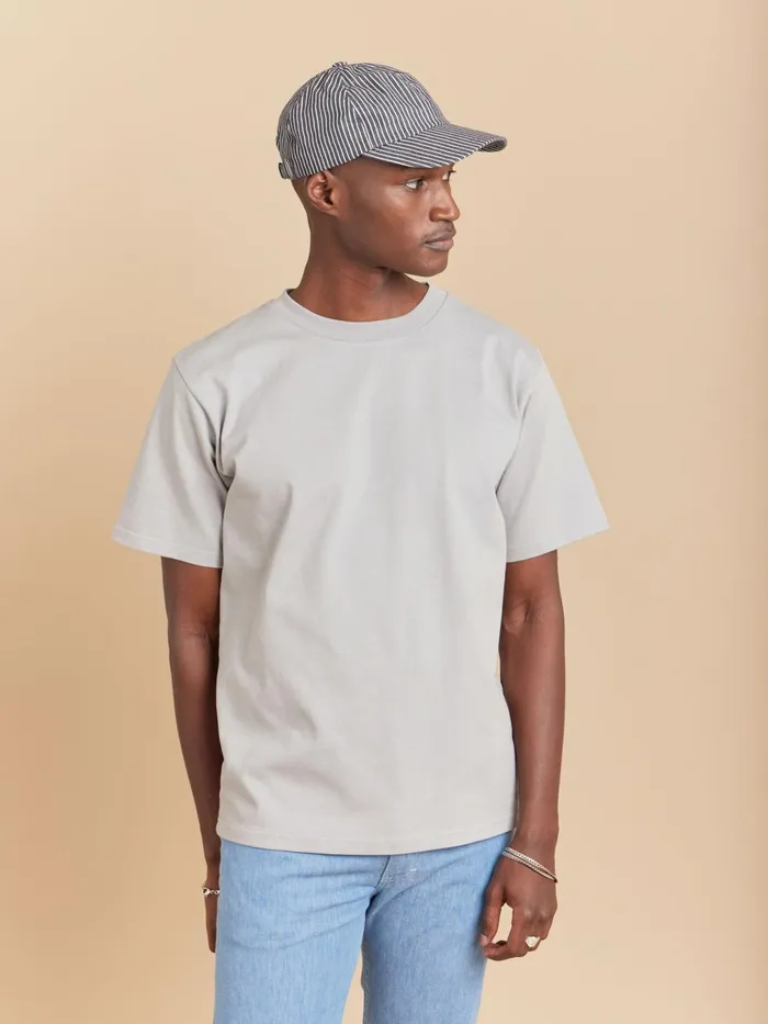 Agns B Tshirts and Polo Shirts Men Grey Mark Cotton Jersey Tshirt