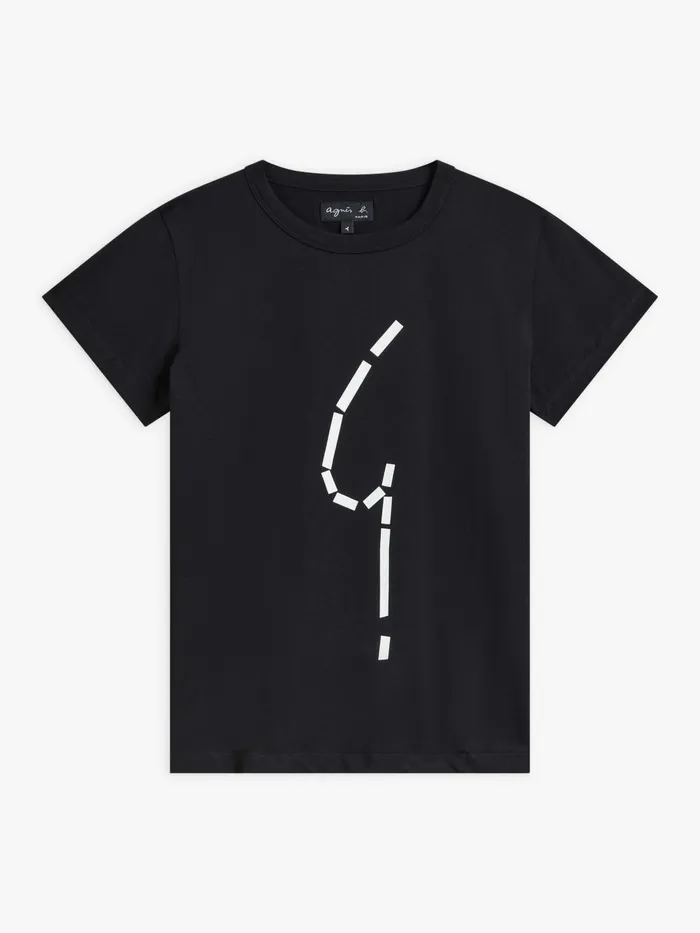 Agns B Tshirts and Tank Tops Women Black Cotton Jersey Screenprinted Brando Tshirt Agns B Tshirts and Tank Tops Women Black Cotton Jersey Screenprinted Brando Tshirt