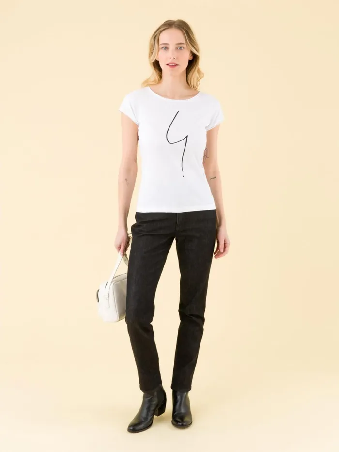 Agns B Tshirts and Tank Tops Women White Short Sleeves Australie 034irony034 Tshirt