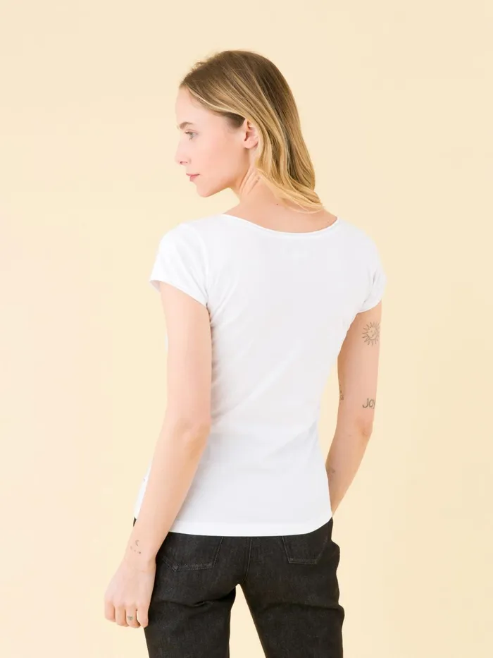 Agns B Tshirts and Tank Tops Women White Short Sleeves Australie 034irony034 Tshirt