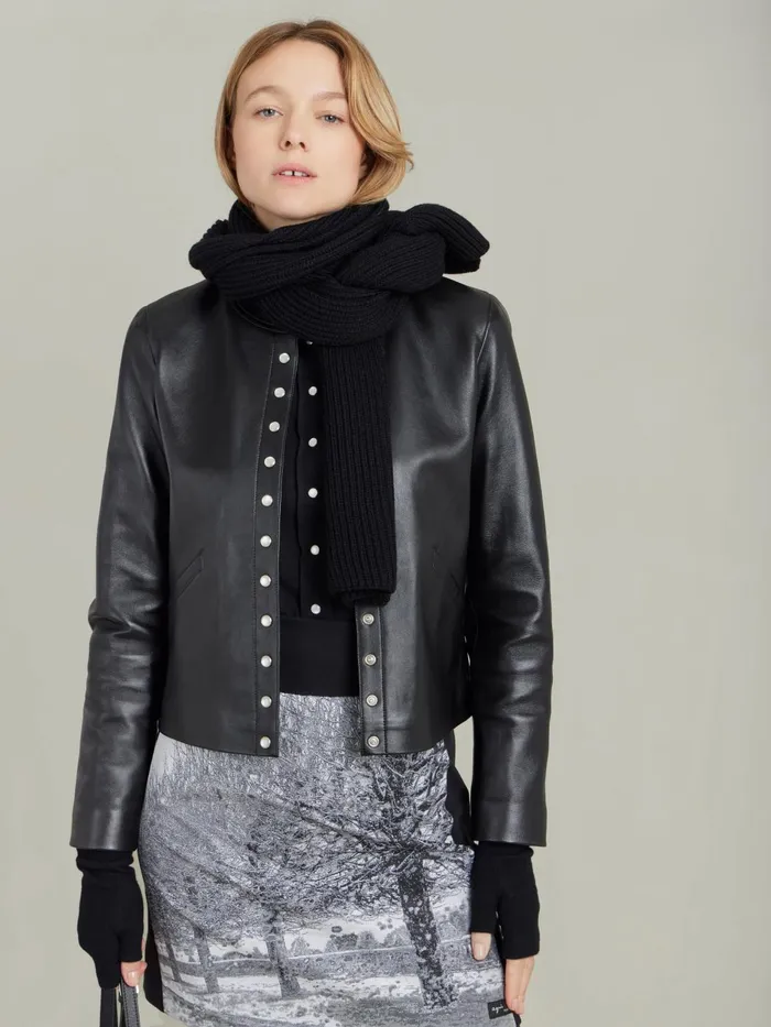 Agns B Tops and Shirts Women Black Cotton Jersey New Parmina Shirt