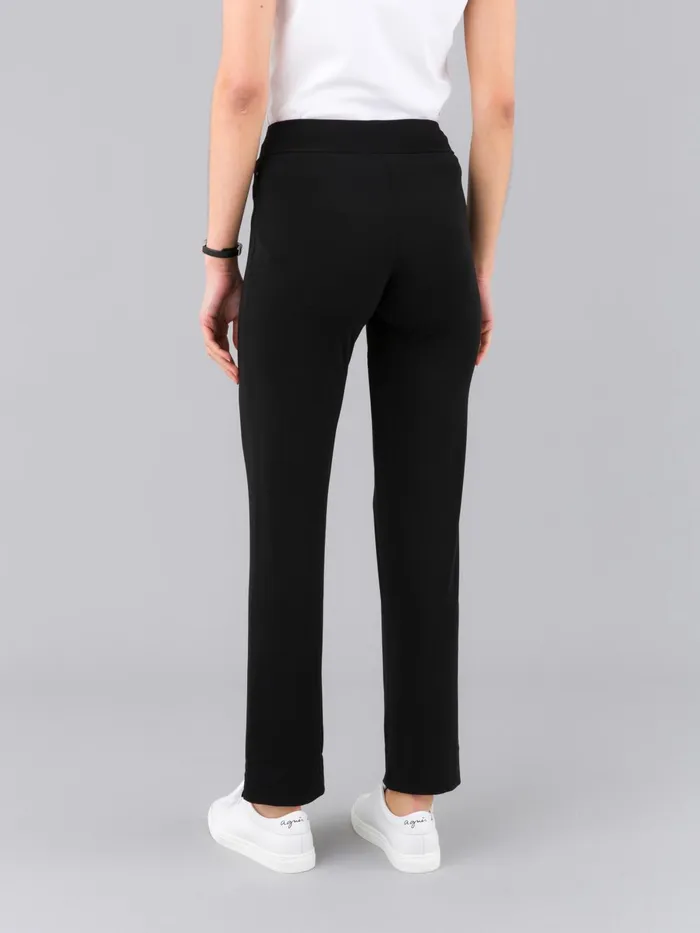 Agns B Trousers and Jeans Women Black Jersey Filipo Trousers