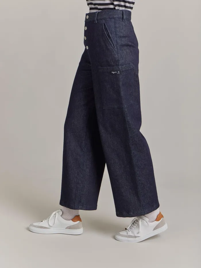 Agns B Trousers and Jeans Women Denim Cotton Trousers