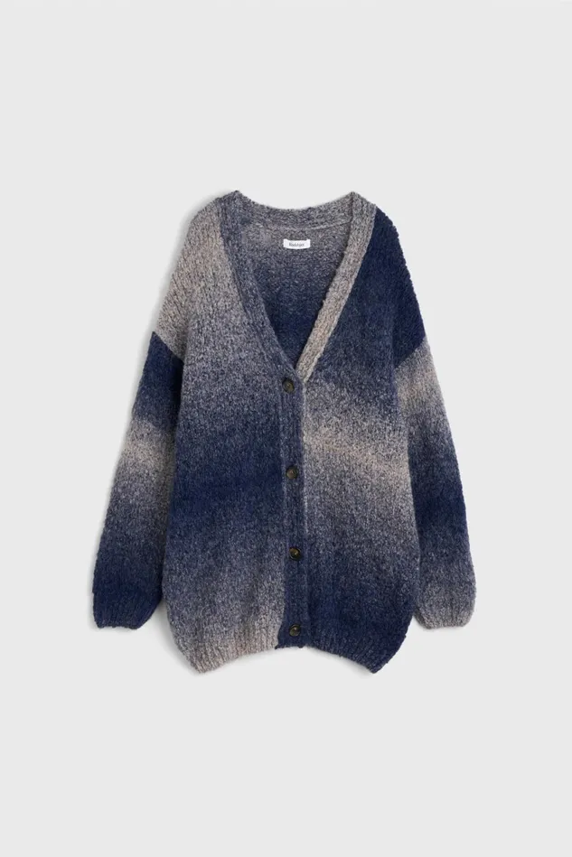 Alai Knitted Cardigan Utility Blue Women Rodebjer Knitwear