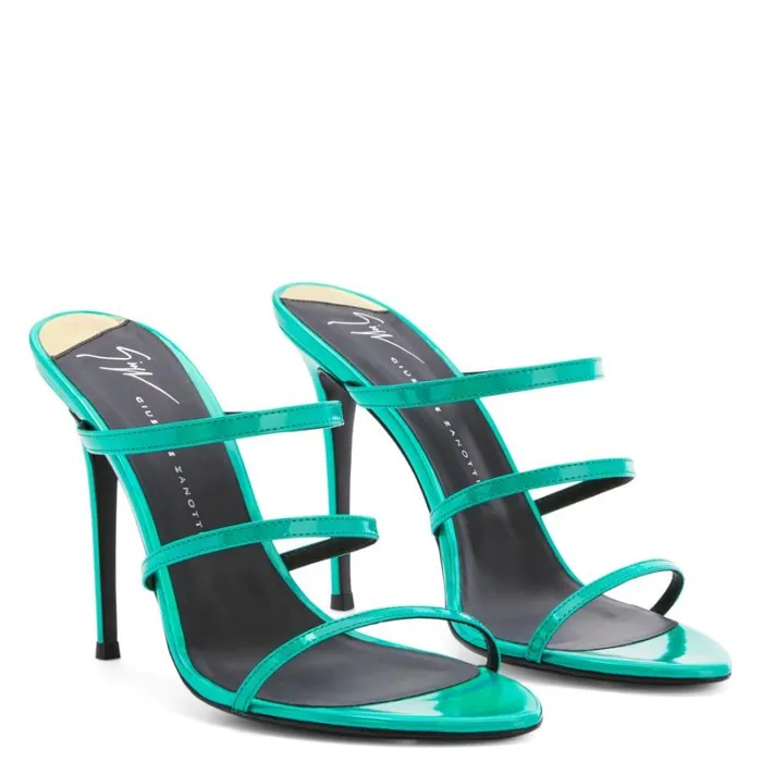 Alimha Green Women Giuseppe Zanotti Sandals