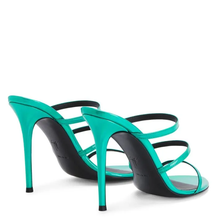 Alimha Green Women Giuseppe Zanotti Sandals