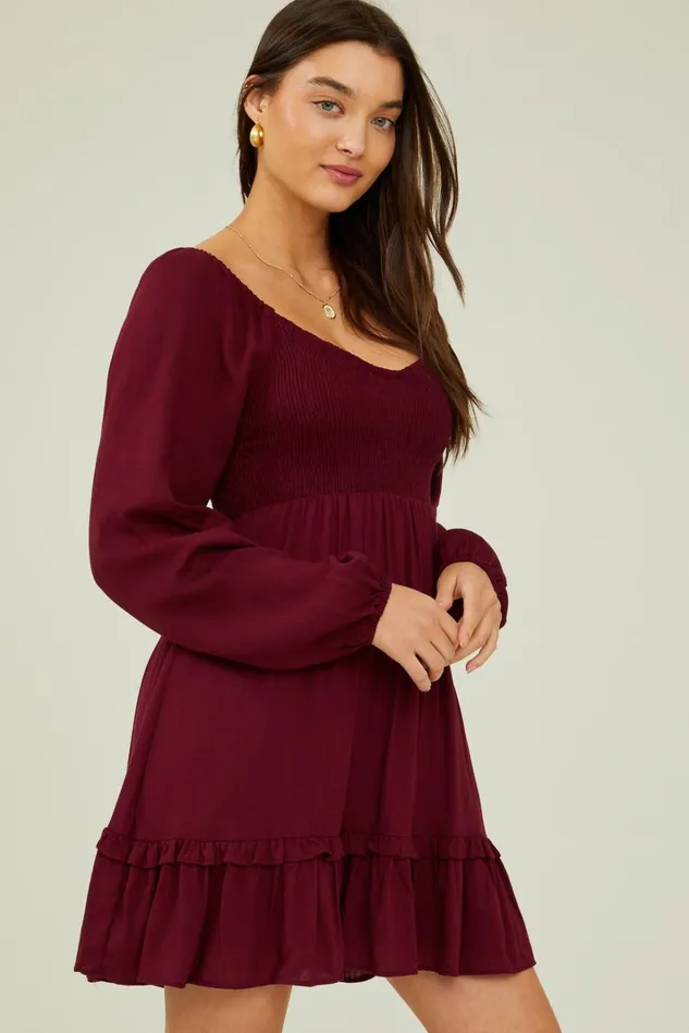 Altar039d State Blakely Smocked Dress Women Casual