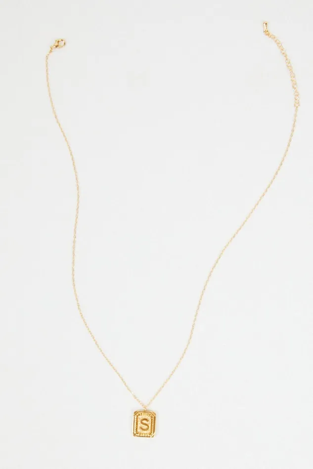 Altar039d State Burst Tag Monogram Necklace 8211 S Women Jewelry
