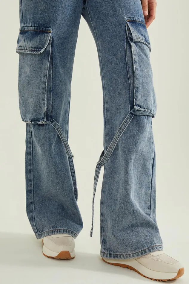 Altar039d State Collins Cargo Strap Jeans Women Jeans