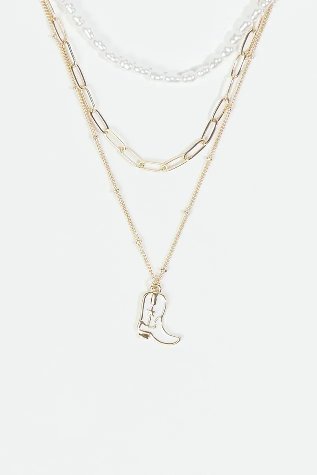 Altar039d State Cowboy Pearl Necklace Women Jewelry