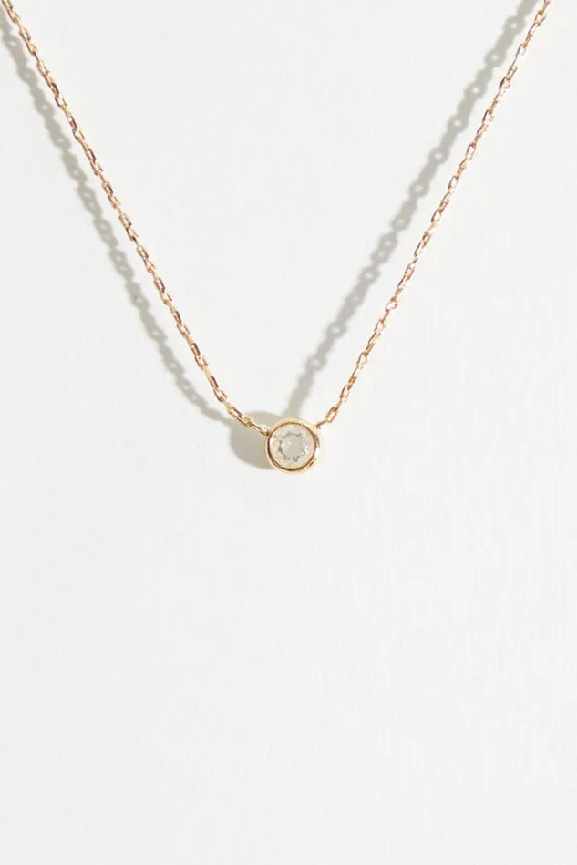 Altar039d State Dainty Chanel Charm Necklace 8211 Gold Women Jewelry