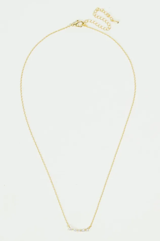 Altar039d State Dainty Crystal Cluster Necklace Women Jewelry