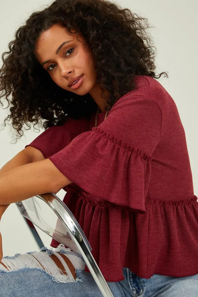 Altar039d State Ilana Thermal Top Women Blouses