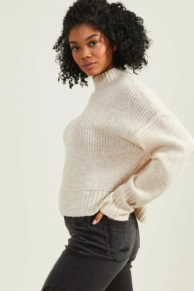 Altar039d State Josie Mock Neck Sweater Women Sweaters