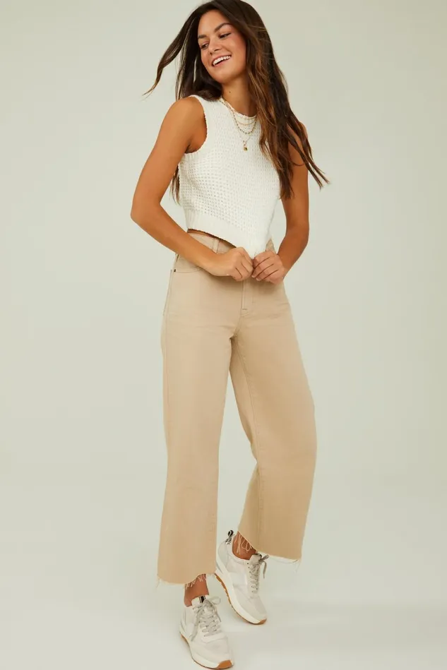 Altar039d State Kaci Cropped Straight Leg Jeans Women Jeans