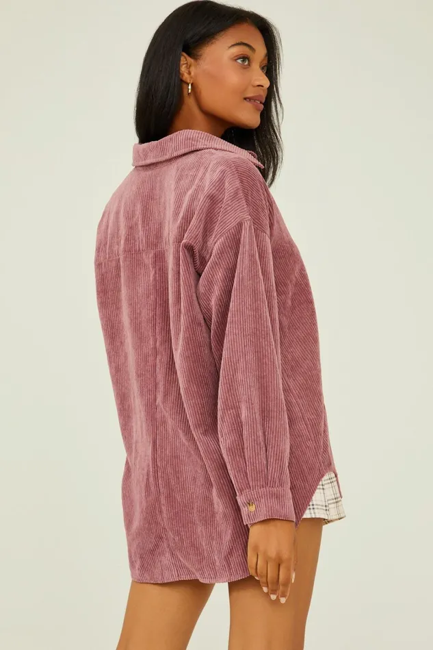 Altar039d State Madison Ribbed Shacket Women Jackets