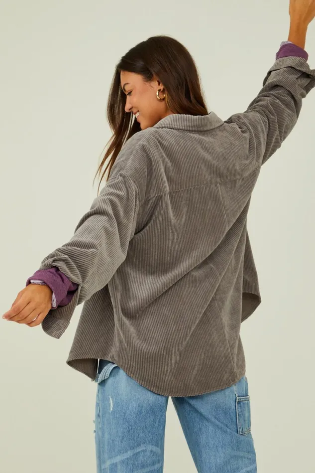 Altar039d State Madison Ribbed Shacket Women Jackets