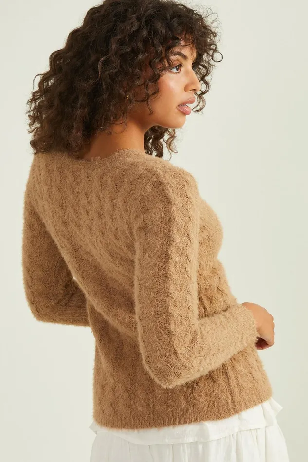 Altar039d State Marley Eyelash Tie Cardigan Women Cardigans