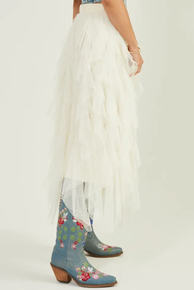 Altar039d State Nia Tulle Waterfall Skirt Women Skirts Skorts