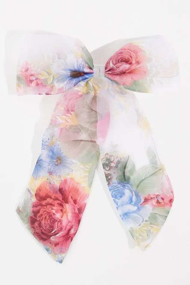 Altar039d State Ophelia Floral Tulle Hair Bow Women Hair Accessories