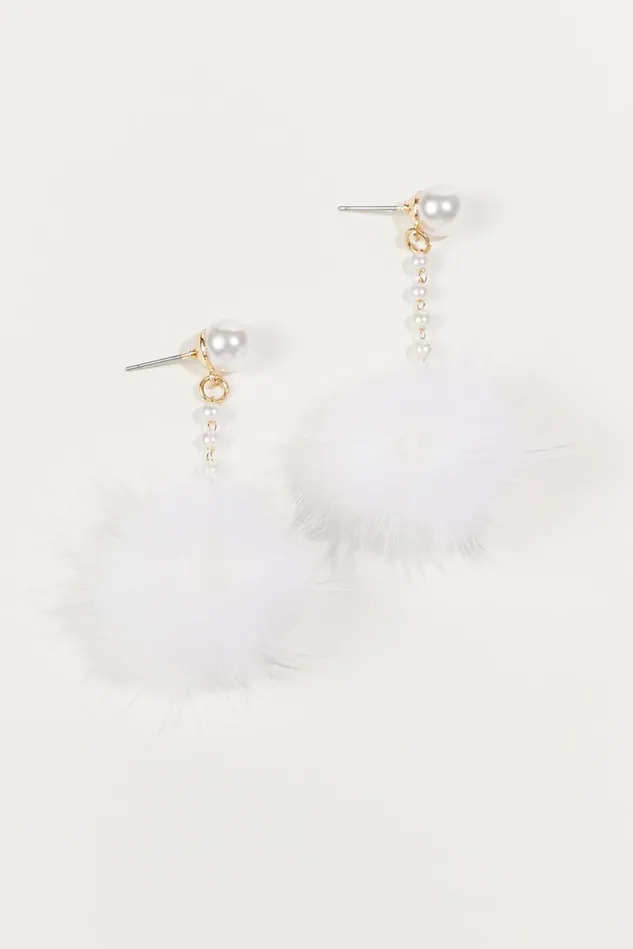 Altar039d State Pom Crystal Dangle Earrings Women Jewelry
